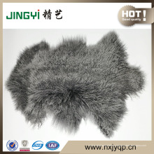 Оптовая Длинные Волосы Курчавый Мех Монгольской Овцы Кожи